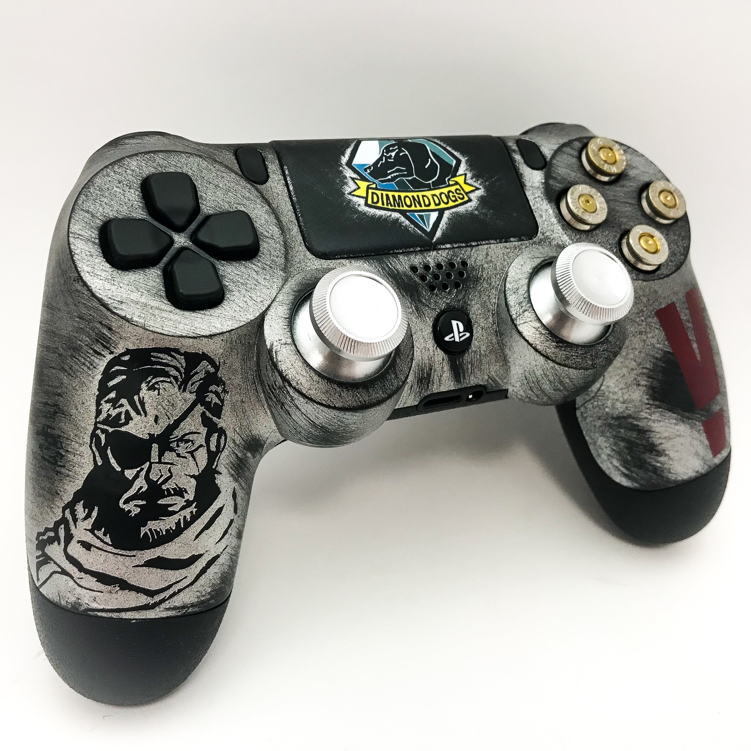 PS4 MGS Big Boss Custom Controller – LaZa Modz LLC