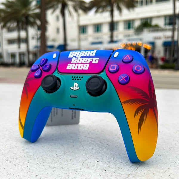 PS5 GTA 6 Inspired "Vice Vibes" Controller