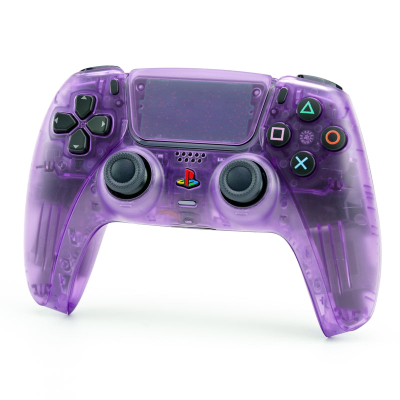 PS5 Translucent-Full Purple Custom Controller