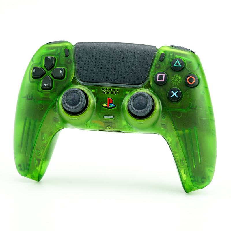 PS5 Translucent Green Custom Controller