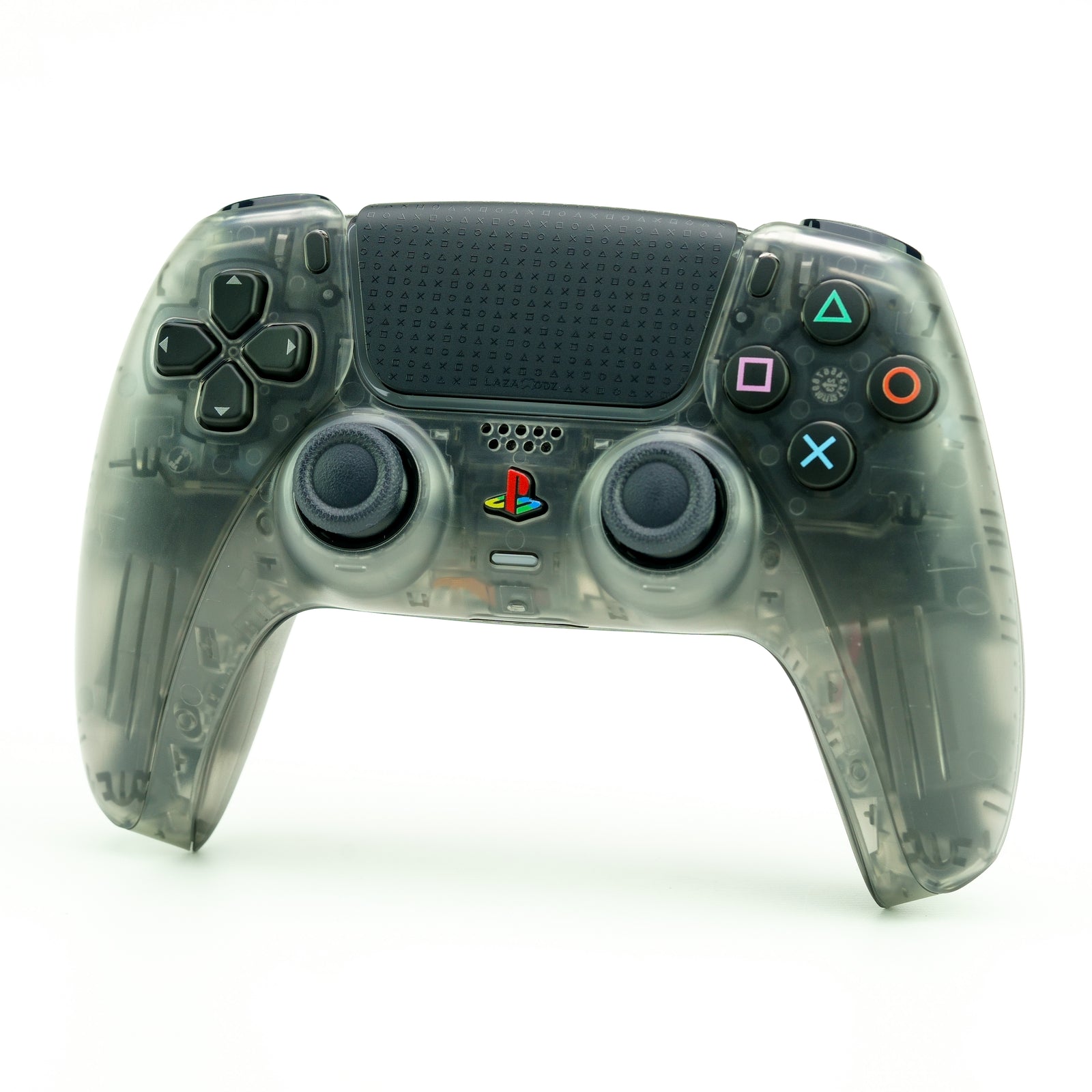 ps5 controller with vape mod PS5 Translucent Smoke Custom Controller – LaZa Modz LLC