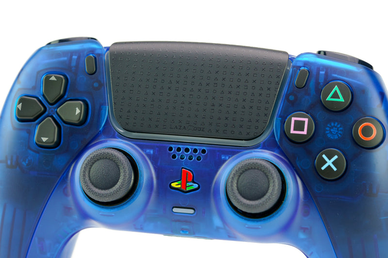 PS5 Translucent Blue Custom Controller