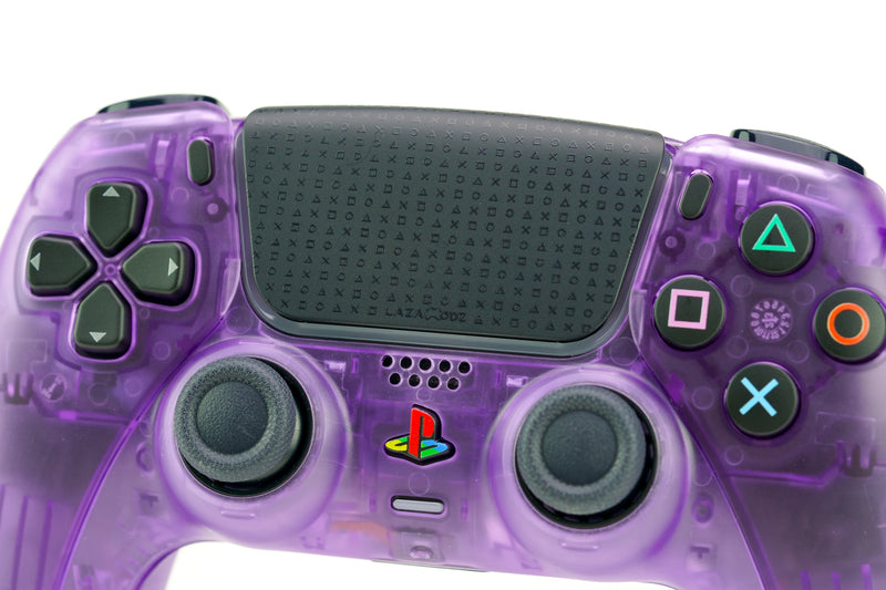 PS5 Translucent Purple Custom Controller