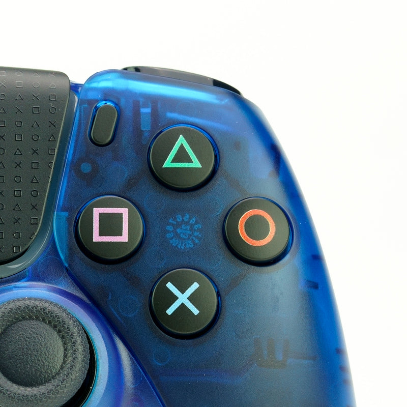 PS5 EDGE Translucent Blue Custom Controller