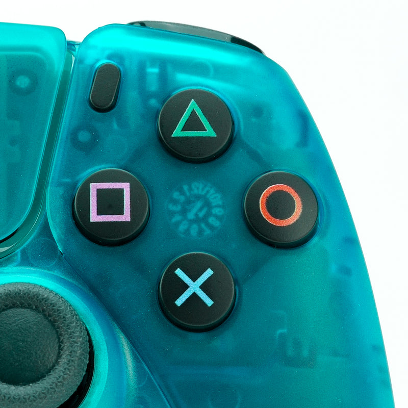 PS5 EDGE Translucent FULL Ice Blue Custom Controller (Limited Edition Color)