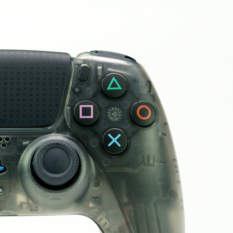 PS5 Translucent Smoke Custom Controller LaZa Modz LLC PS5 Translucent Smoke Custom Controller LaZa Modz LLC