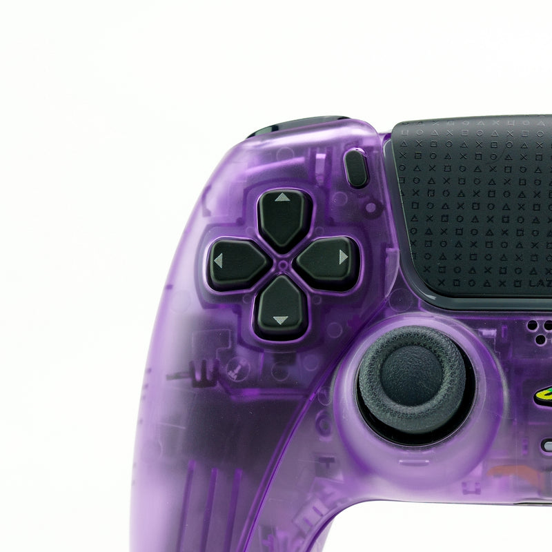 PS5 Translucent Purple Custom Controller