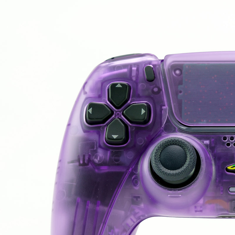 PS5 Translucent-Full Purple Custom Controller