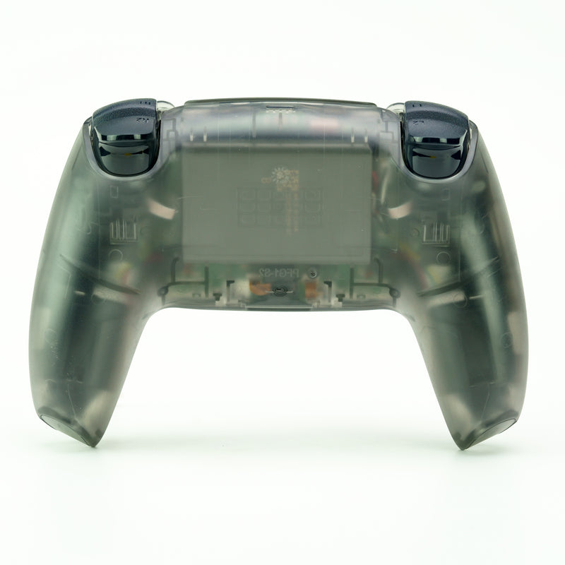 ps5 controller with vape mod PS5 Translucent Smoke Custom Controller – LaZa Modz LLC