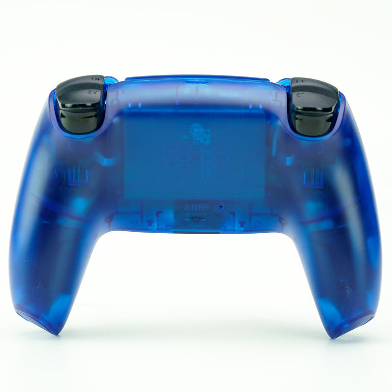 PS5 Translucent-Full Blue Custom Controller – LaZa Modz LLC