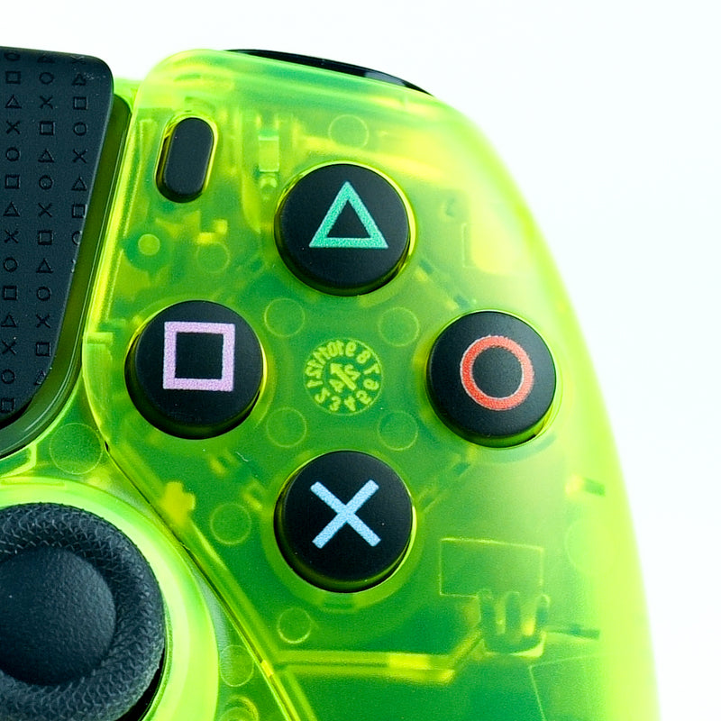 PS5 EDGE Translucent Lime Green Custom Controller (Limited Edition Color)
