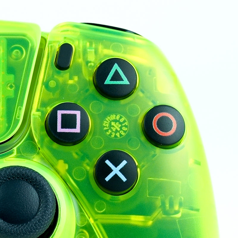 PS5 EDGE Translucent FULL Lime Green Custom Controller (Limited Edition Color)