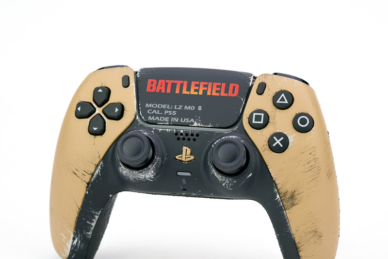 PS5 Battlefield Desert Tan Controller