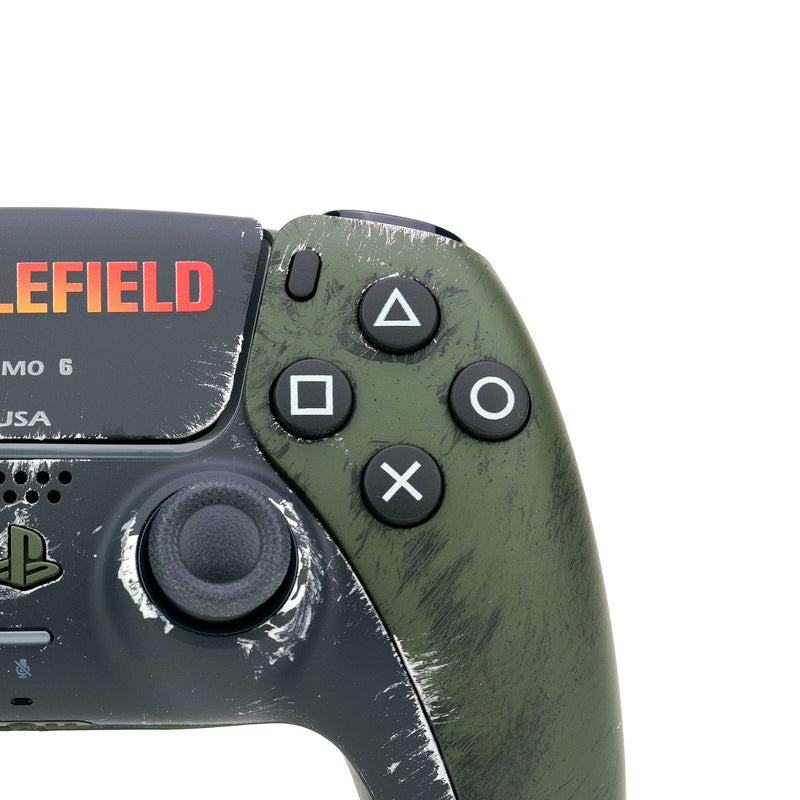 PS5 Battlefield OD Green Controller