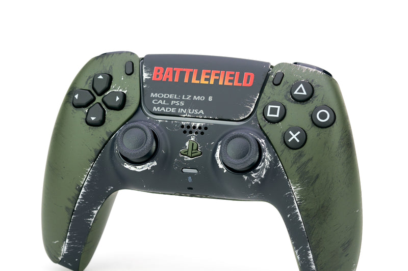 PS5 Battlefield OD Green Controller