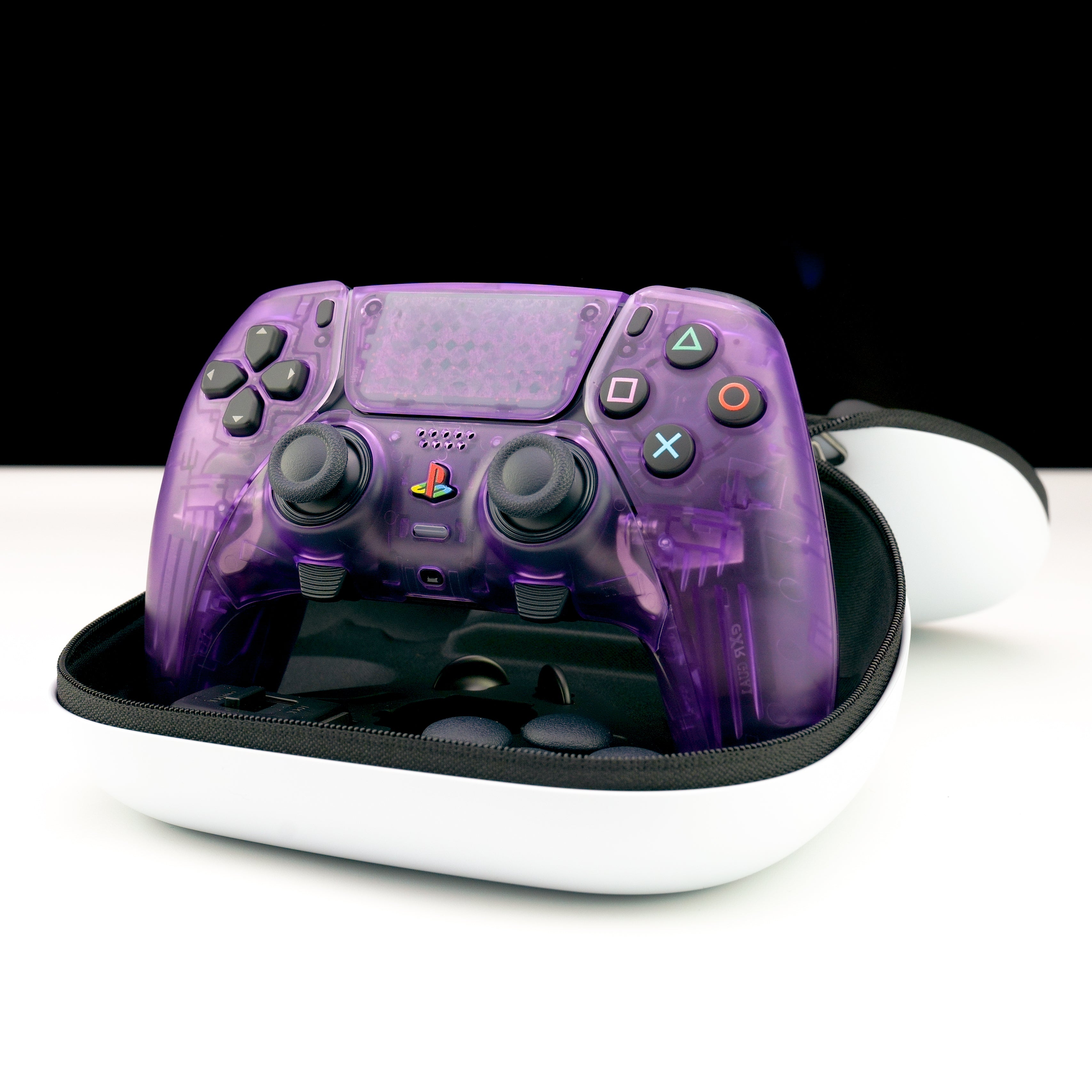 PS5 EDGE Translucent FULL Purple Custom Controller – LaZa Modz LLC