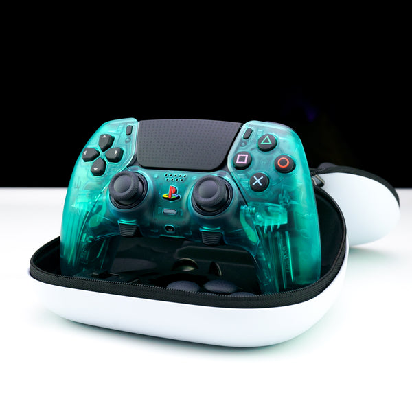 PS5 EDGE Translucent Ice Blue Custom Controller (Limited Edition Color)