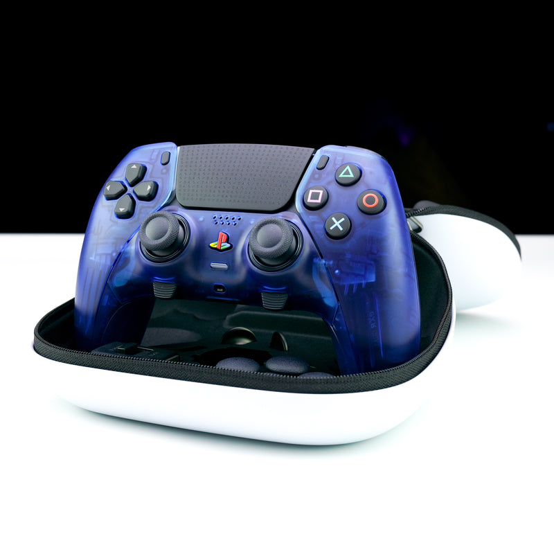 PS5 EDGE Translucent Blue Custom Controller