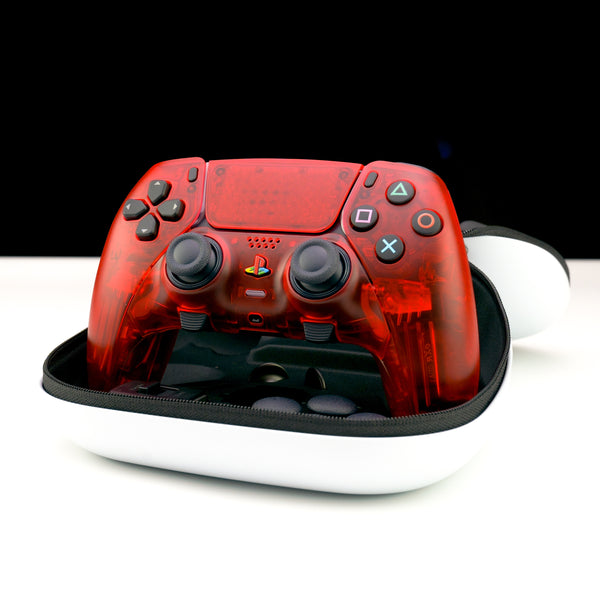 PS5 EDGE Translucent FULL Red Custom Controller