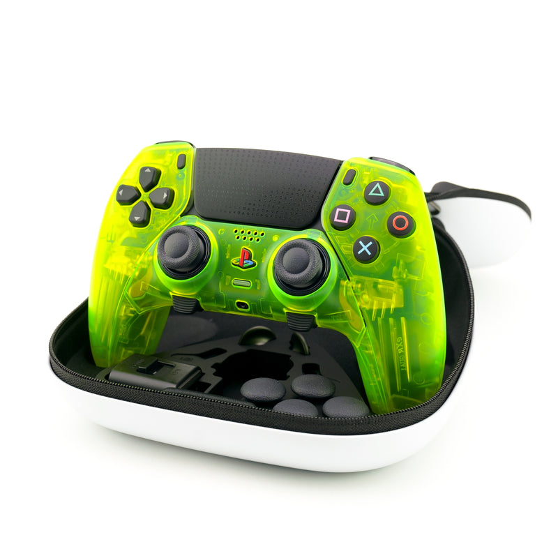PS5 EDGE Translucent Lime Green Custom Controller (Limited Edition Color)