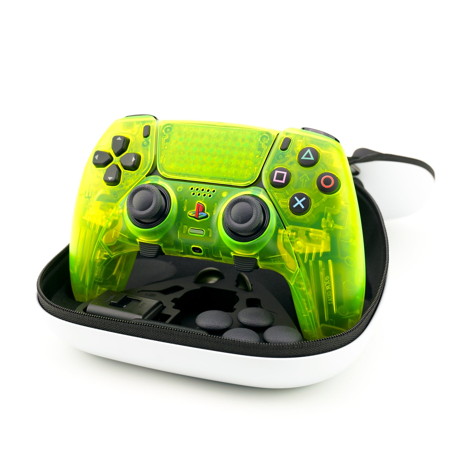 ⭐️新品⭐️CUSTOMEDGE PS FLEX-A 4U6 PS5 EDGE Translucent FULL Lime Green Custom Controller (Limited