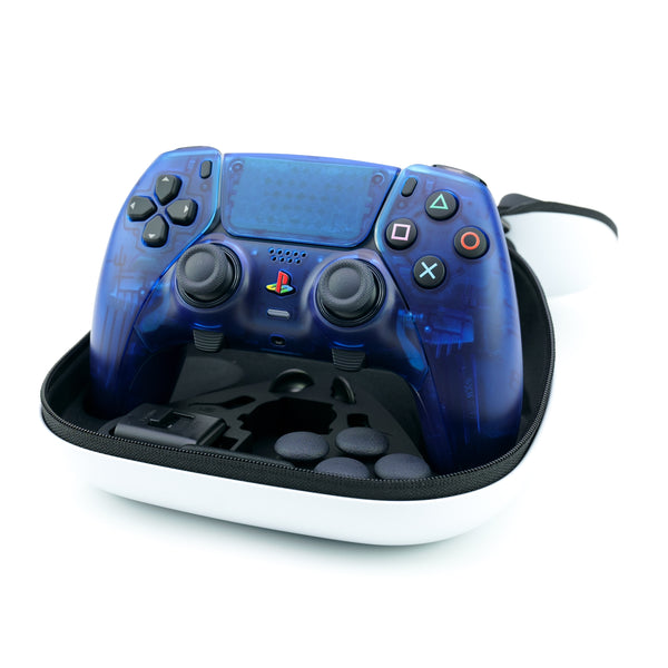 PS5 EDGE Translucent FULL Blue Custom Controller
