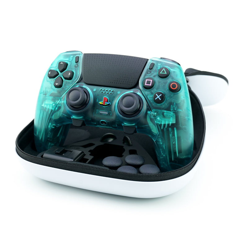 PS5 EDGE Translucent Ice Blue Custom Controller (Limited Edition Color)