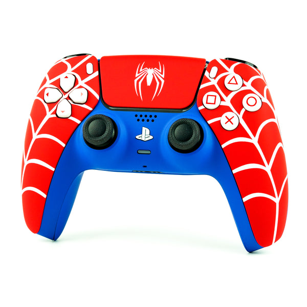 PS5 Retro Spider-Man Controller WHT – LaZa Modz LLC