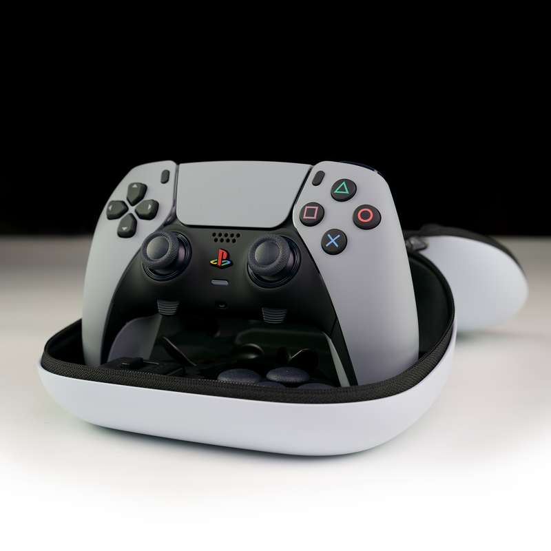 Black Custom PS5 Dualsense Edge Pro Controller, PS5