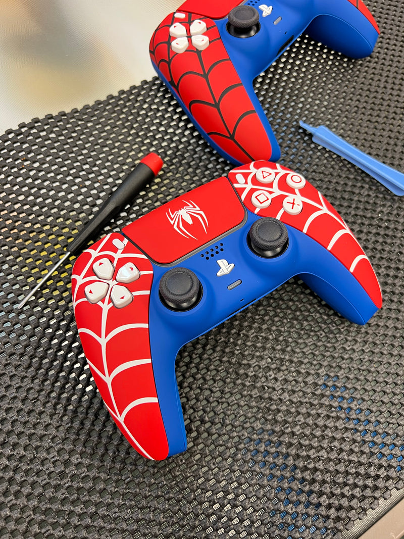 PS5 Custom Controller: Anniversary Gray, Spiderman, Retro, LED